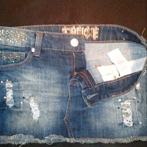 Truce short jean skirt Size 6